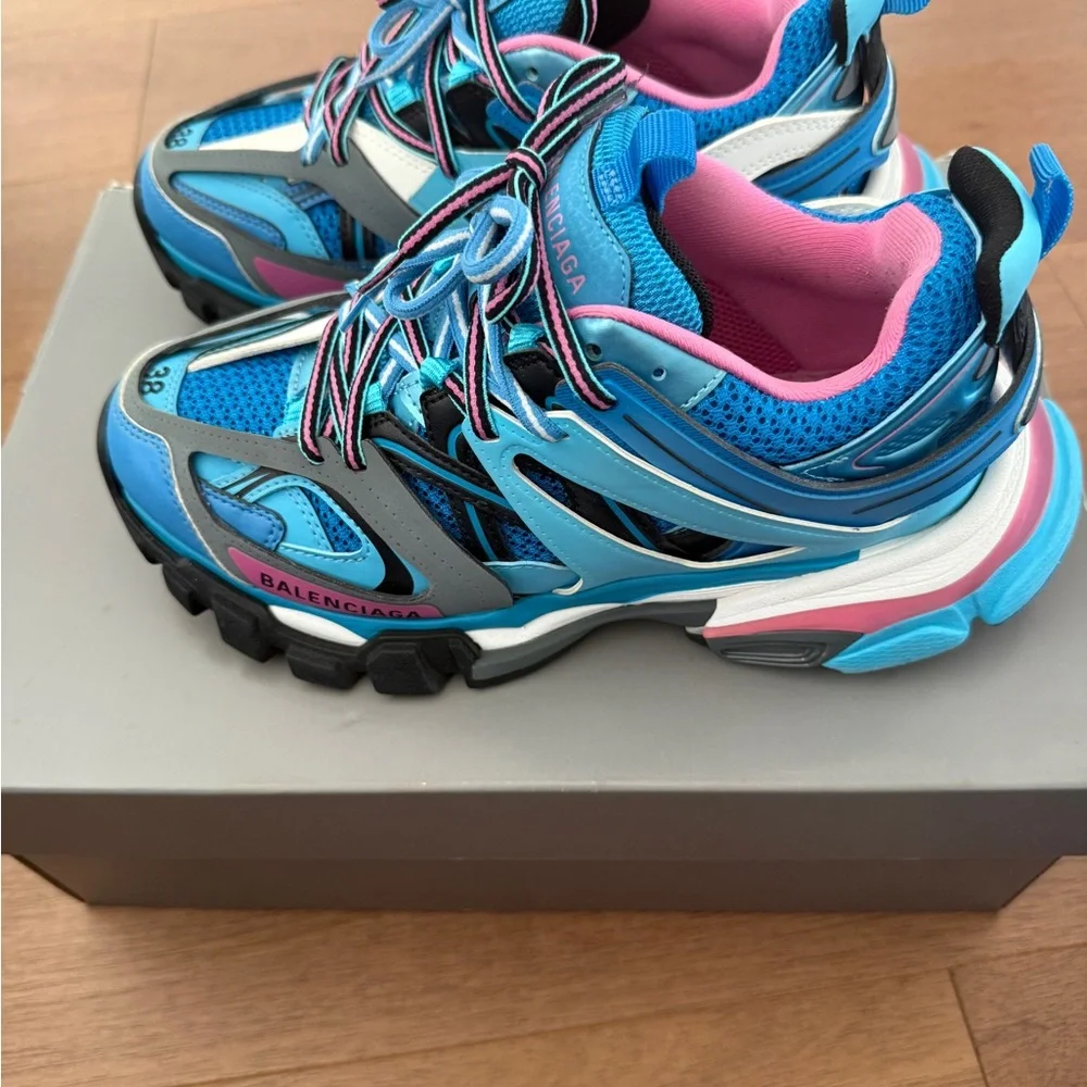 Balenciaga Multicolor Track Sneakers - Picture 3 of 11